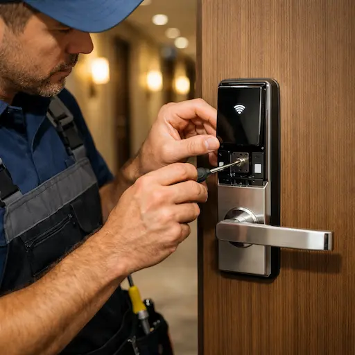 Proceso de instalación de control de accesos