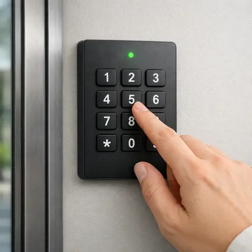 Teclado con código PIN